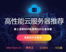 武榮網絡：新上洛陽BGP機房純SSD云服務器，2核/4G/80G/5Mbps/年付660元